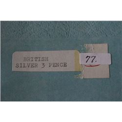 British Three Pence Coins (22) - 20 are Silver - 2 are Brass