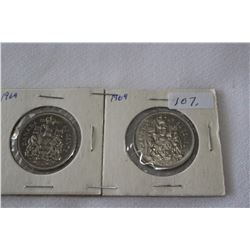 Canada Fifty Cent Coins (2)