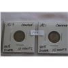 Image 1 : Canada Ten Cent Coins (2)