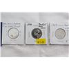 Image 1 : Canada Twenty-five Cent Coins (3)