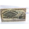 Image 1 : Dominion of Canada Twenty-five Cent Bill (Shinplaster)