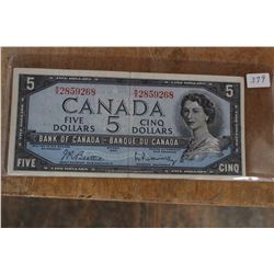 Canada Five Dollar Bill (1)