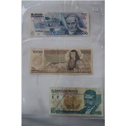 Mexico  Bills (3)