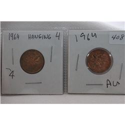 Canada One Cent Coins (2)