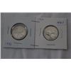 Image 1 : Canada Twenty-five Cent Coins (2)