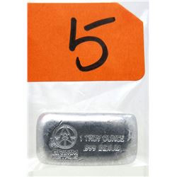 1 Oz Grimms Metal Mint .999 Fine Indium Bar