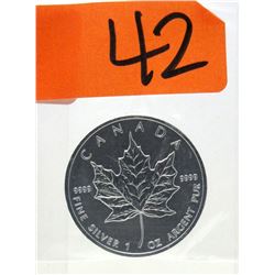 1 Oz .9999 Fine Silver 2011 Canada Maple Leaf Coin