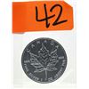 Image 1 : 1 Oz .9999 Fine Silver 2011 Canada Maple Leaf Coin