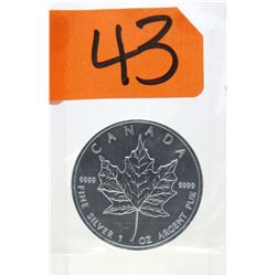 1 Oz .9999 Fine Silver 2011 Canada Maple Leaf Coin