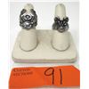 Image 1 : 2 New Stainless Steel Biker Rings - Size 9