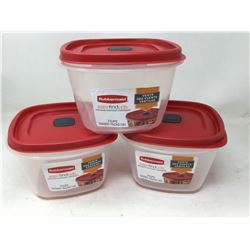 Rubbermaid Containers with Easy Find Lids (3ct)