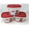 Image 1 : Rubbermaid Containers with Easy Find Lids (3ct)