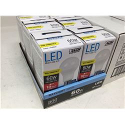 LED Multi-Use Bulbs (6 x 60w)