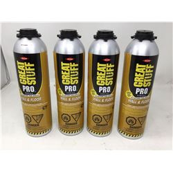 Great Stuff Pro Plyurethane Foam Adhesive for Wall & Floor (4 x 751g)