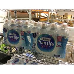 Lot of Nestle Pure Life Natural Spring Water