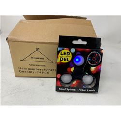 Case of LED Lights Hand Spinner (24 ct)