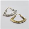Image 2 : 10K Yellow Gold Cz (1.33G) Earrings, Made in Canada, Suggested Retail Value $800 (Estimated Selling 
