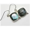 Image 2 : Silver Labradorite Earrings, Made in Canada, Suggested Retail Value $300 (Estimated Selling Price fr