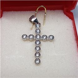 Silver Cross Pendant, Made in Canada