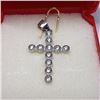 Image 1 : Silver Cross Pendant, Made in Canada