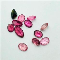 Genuine Tourmaline(multicolor, 2ct) (5x3 to 6x4mm), Made in Canada, Suggested Retail Value $200 (Est