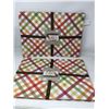 Image 1 : Autumn Gingham Printed Placemats (2 x 4)