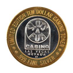 .999 Silver Slots A Fun Casino Las Vegas, NV $10 Limited Edition Casino Gaming Token