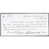 Image 1 : April 23, 1841 $25 City of Austin Treasury Department Warrant Note