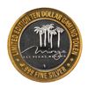 Image 1 : .999 Fine Silver Mirage Las Vegas, Nevada $10 Limited Edition Gaming Token