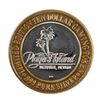Image 2 : .999 Fine Silver Players Island Casino $10 Casino Limited Edition Gaming Token