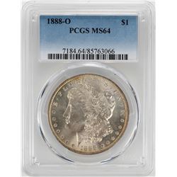 1888-O $1 Morgan Silver Dollar Coin PCGS MS64