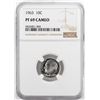 Image 1 : 1963 Proof Roosevelt Dime Coin NGC PF69 Cameo