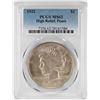 Image 1 : 1921 $1 High Relief Peace Silver Dollar Coin PCGS MS62