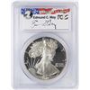 Image 1 : 1987-S $1 Proof American Silver Eagle Coin PCGS PR69DCAM Moy Signature