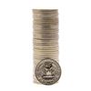 Image 2 : Roll of (40) Brilliant Uncirculated 1964-D Washington Quarter Coins