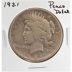 1921 $1 Peace Silver Dollar Coin