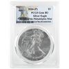 Image 1 : 2016-P $1 American Silver Eagle Coin PCGS Gem BU Struck at the Philadelphia Mint