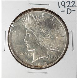 1922-D $1 Peace Silver Dollar Coin