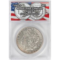 1902-O $1 Morgan Silver Dollar Coin ANACS Certified Genuine