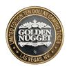 Image 1 : .999 Silver Golden Nugget Las Vegas $10 Limited Edition Casino Gaming Token