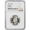 Image 1 : 1956 Proof Washington Quarter Coin NGC PF68 Star