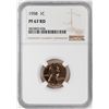 Image 1 : 1958 Proof Lincoln Wheat Cent Coin NGC PF67RD