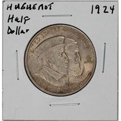 1924 Huguenot-Walloon Tercentenary Commemorative Half Dollar Coin