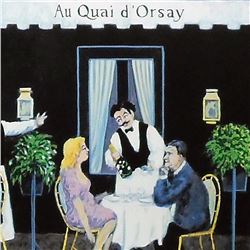 GUY BUFFET 「Quai d'Orsay」 ガイ・ビュッフェ リトグラフ GUY BUFFET 「Quai d'Orsay」 ガイ・ビュッフェ リトグラフ