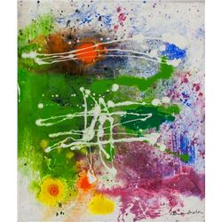Helen Frankenthaler American Abstract Oil on Canva