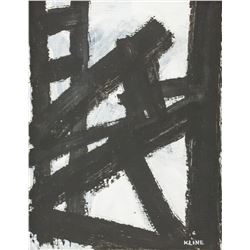 Franz Kline American Abstract Oil on Canvas