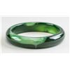 Image 2 : Chinese Green Hardstone Bangle with Certificate