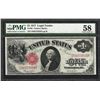 Image 1 : 1917 $1 Legal Tender Note Fr.36 PMG About Uncirculated 58