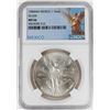 Image 1 : 1984Mo Mexico 1 Onza Libertad Silver Coin NGC MS66
