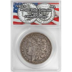 1901-O $1 Morgan Silver Dollar Coin ANACS Certified Genuine
